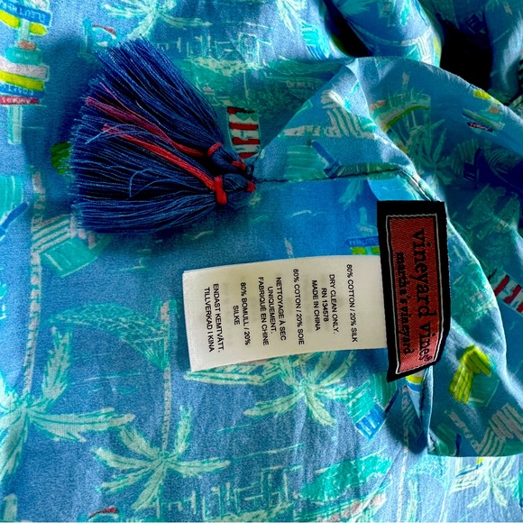 Vineyard Vines silk/cotton scarf - Picture 3 of 3